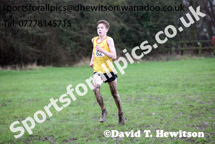 Intermediate boys Northern Inter Counties Schools Cross Country, Stockton. Photo: David T. Hewitson/Sports for All Pics